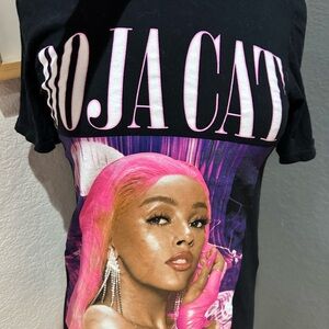 Black and Pink Graphic Short Sleeve Tee